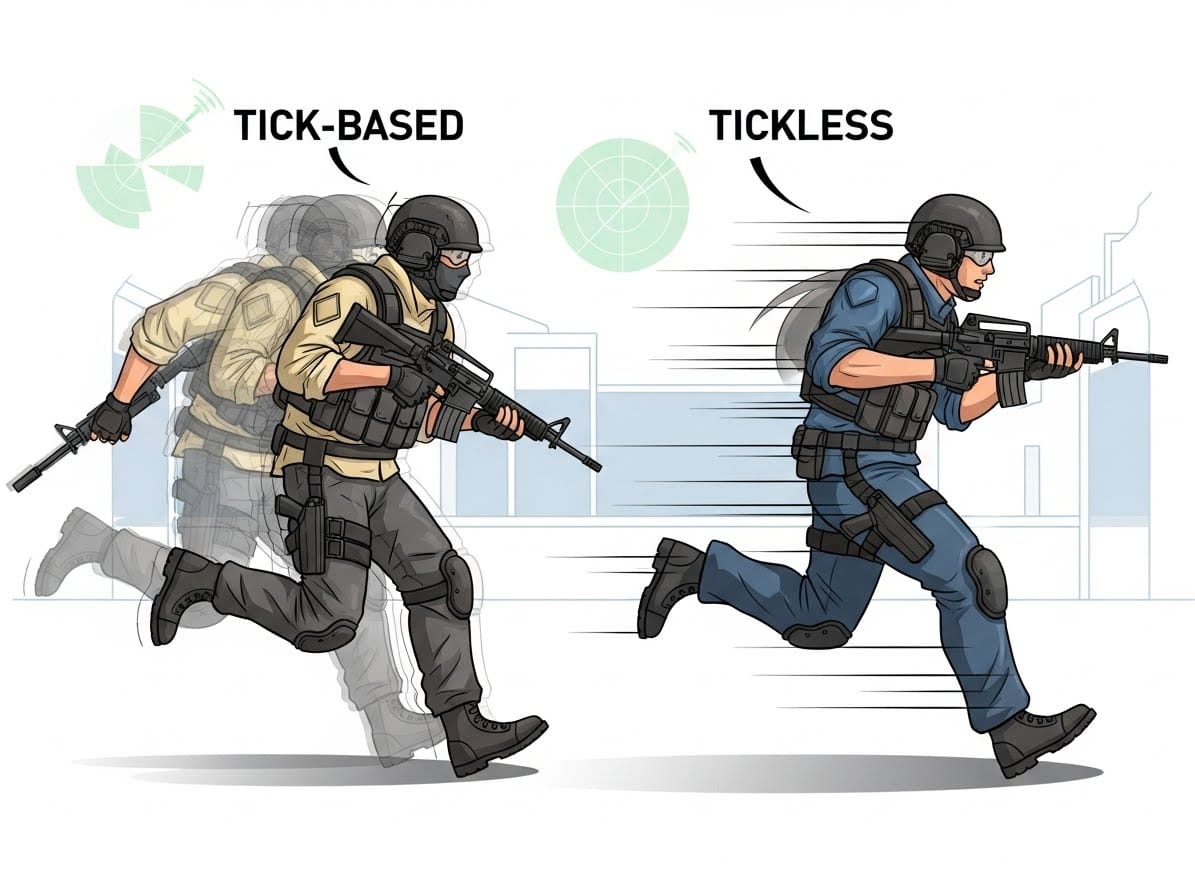 How Tickless Servers Affect Gameplay